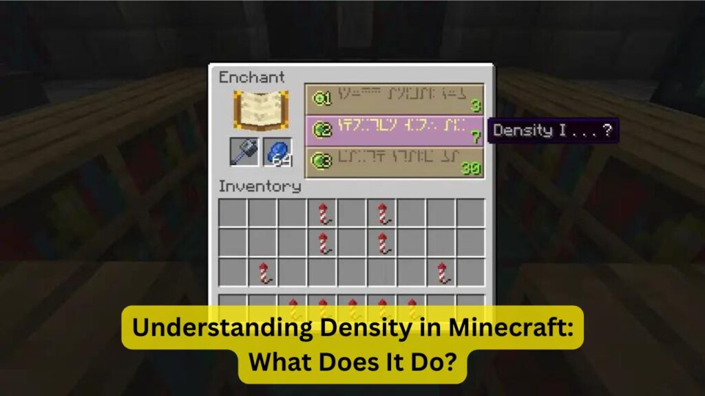 Density in Minecraft