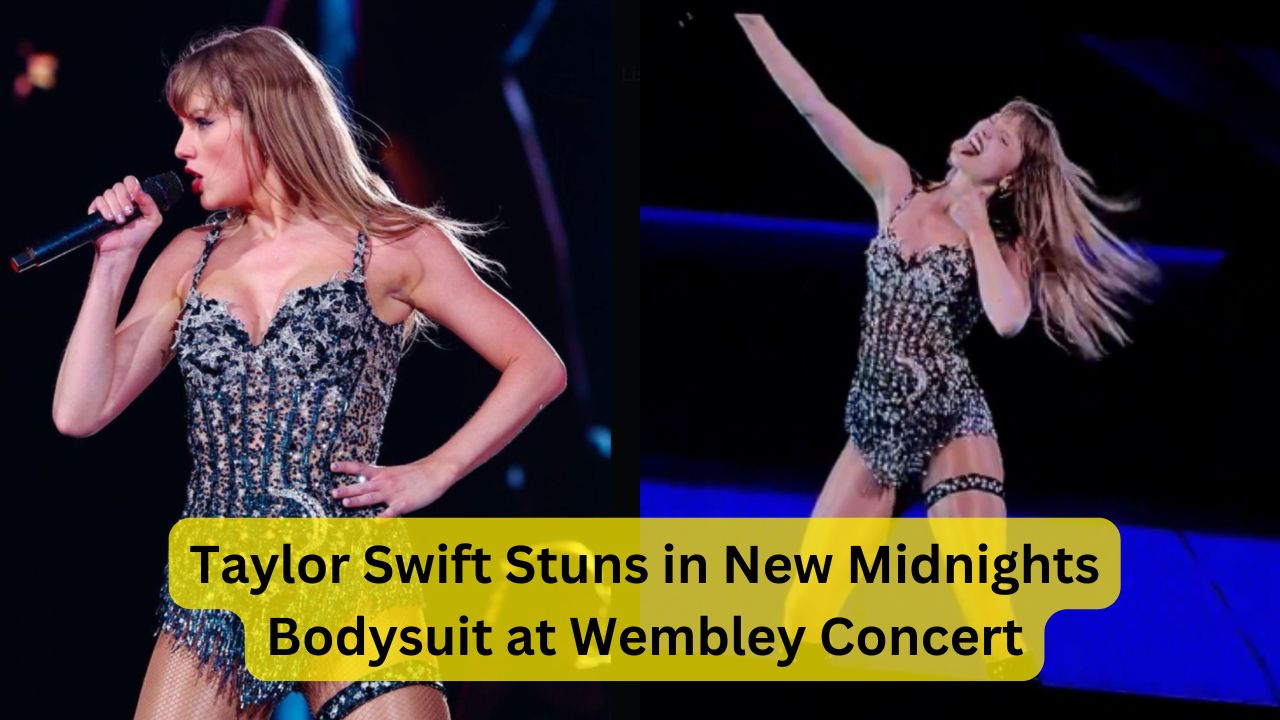 Taylor Swift Stuns in New Midnights Bodysuit at Wembley Concert