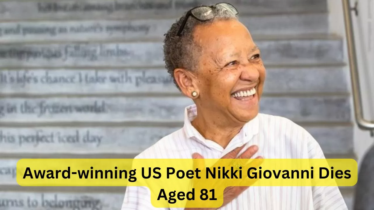 Award-winning US Poet Nikki Giovanni Dies Aged 81